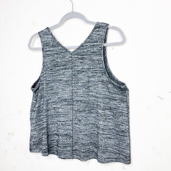 RAG & Bone black & grey v- neck tank top - Picture 4 of 11